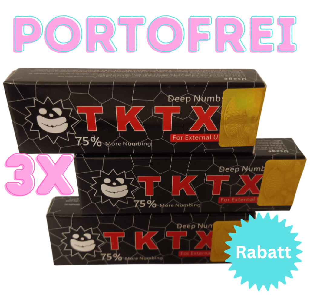 TKTX Tattoo-Anästhesiecreme