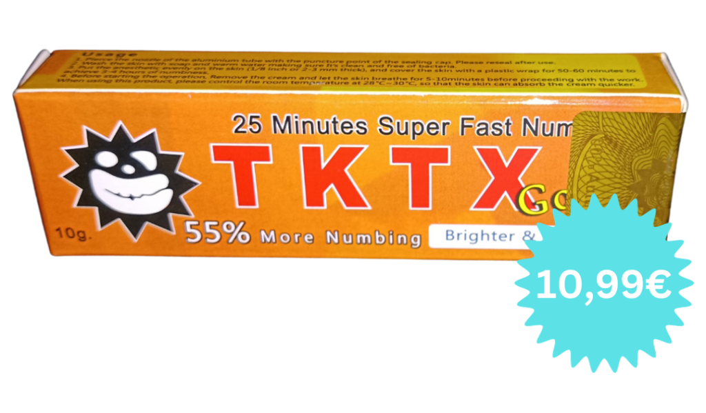 TKTX Gold Betäubende Tattoo-Creme