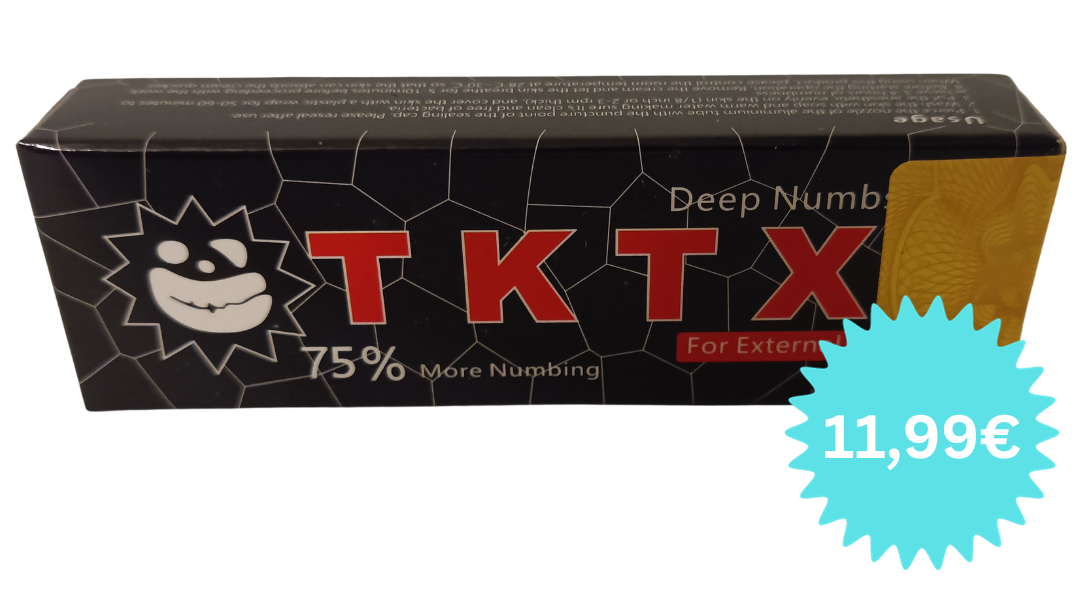 TKTX 75 Anästhesiesalbe Tattoo-Creme
