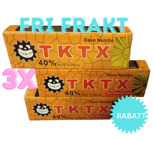 TKTX Tattoo-bedövningskräm